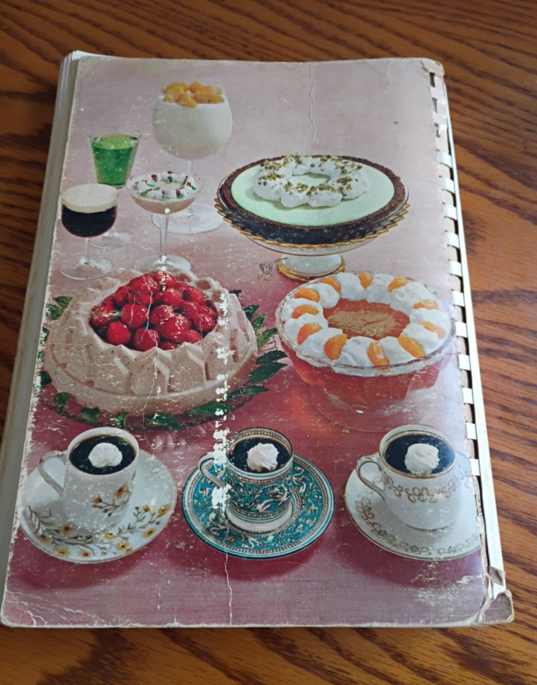 Vintage Cookbook spiral Desserts of Home Economics Teachers  Dessert Edition