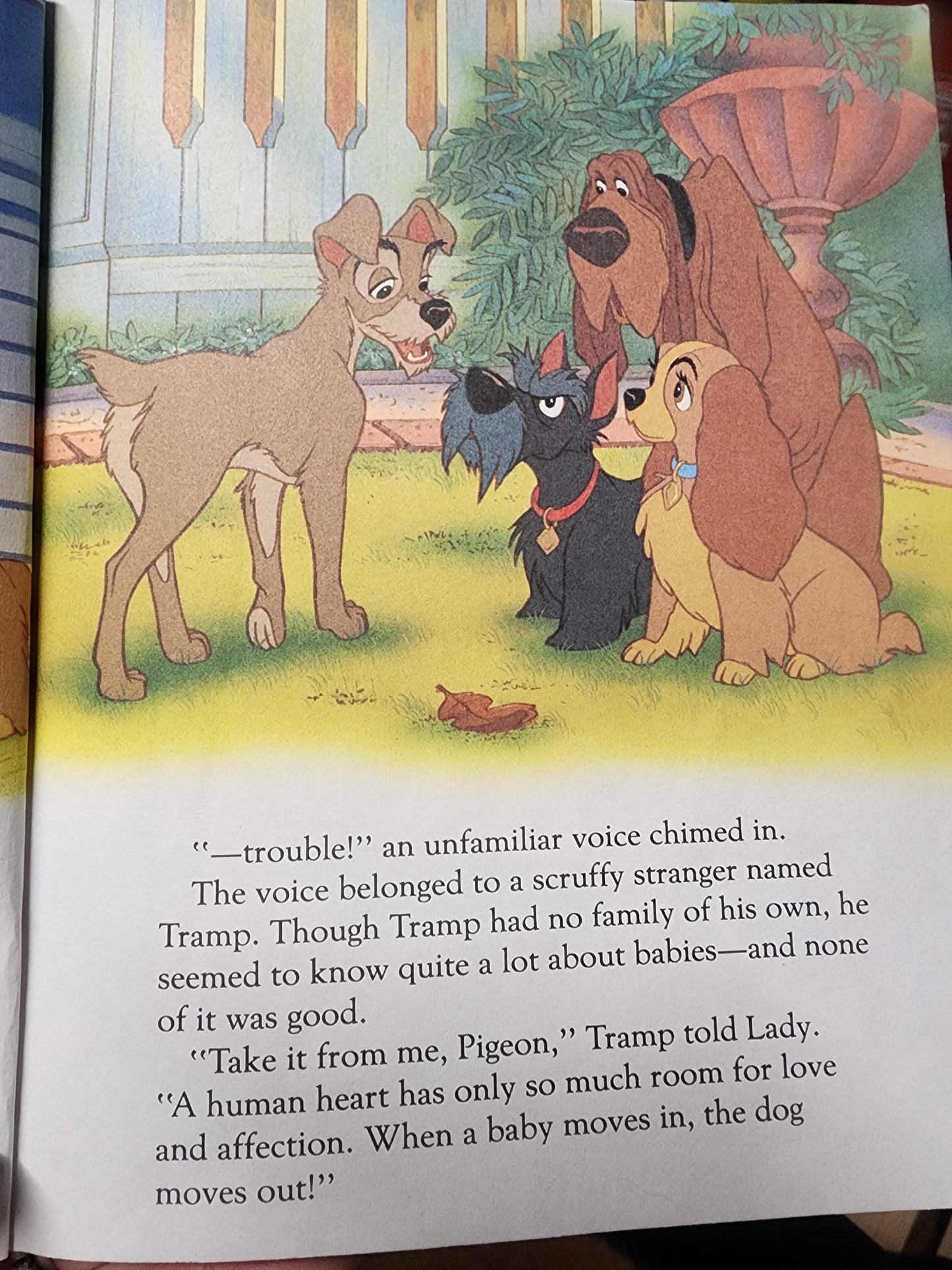 Vintage Book a Little Golden Book Walt Disney's Lady And The Tramp (1991)