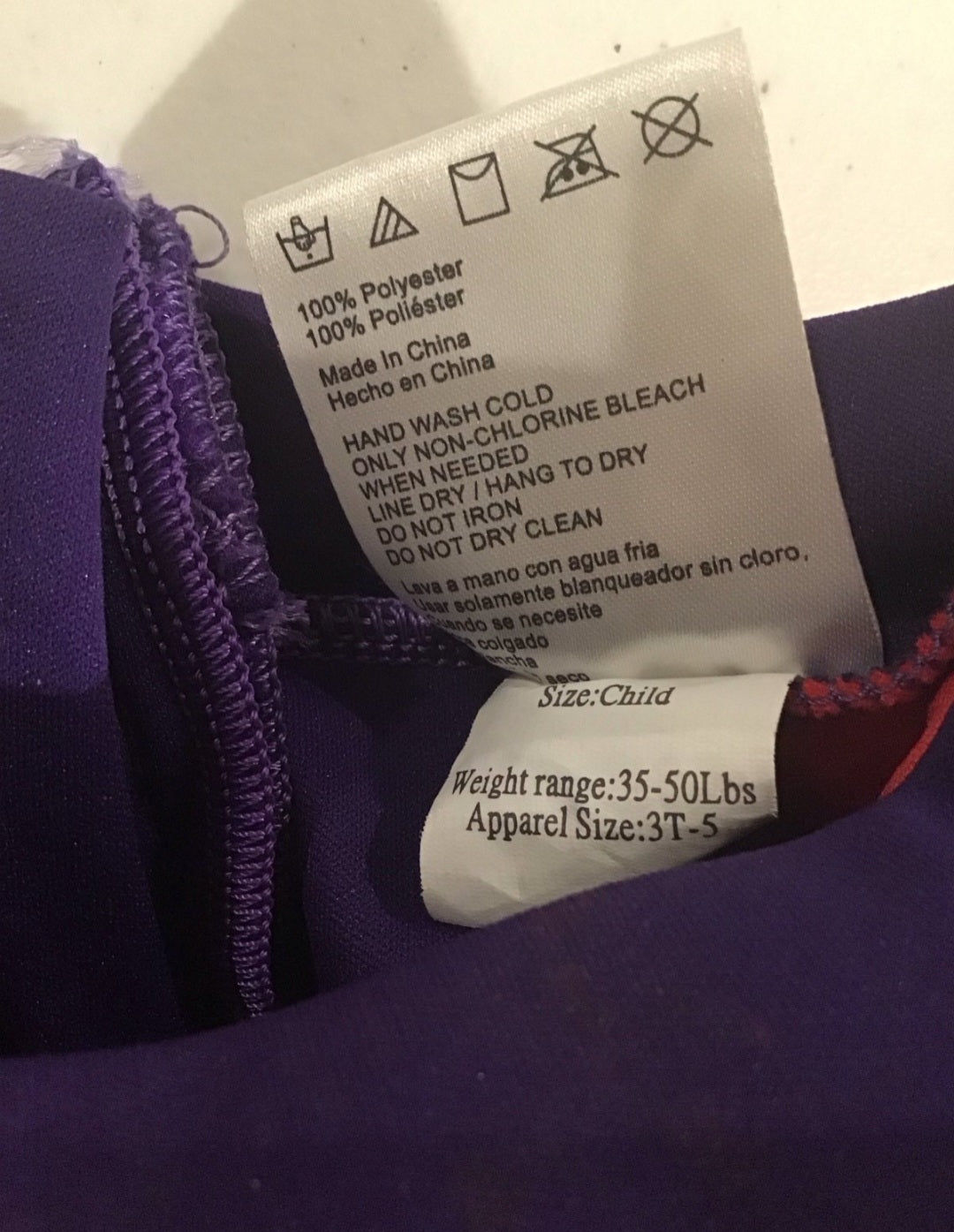 Disney Princess Ariel mermaid Purple Pink Swimsuit life Jacket Combo 3T-5 (35-50 lbs.)