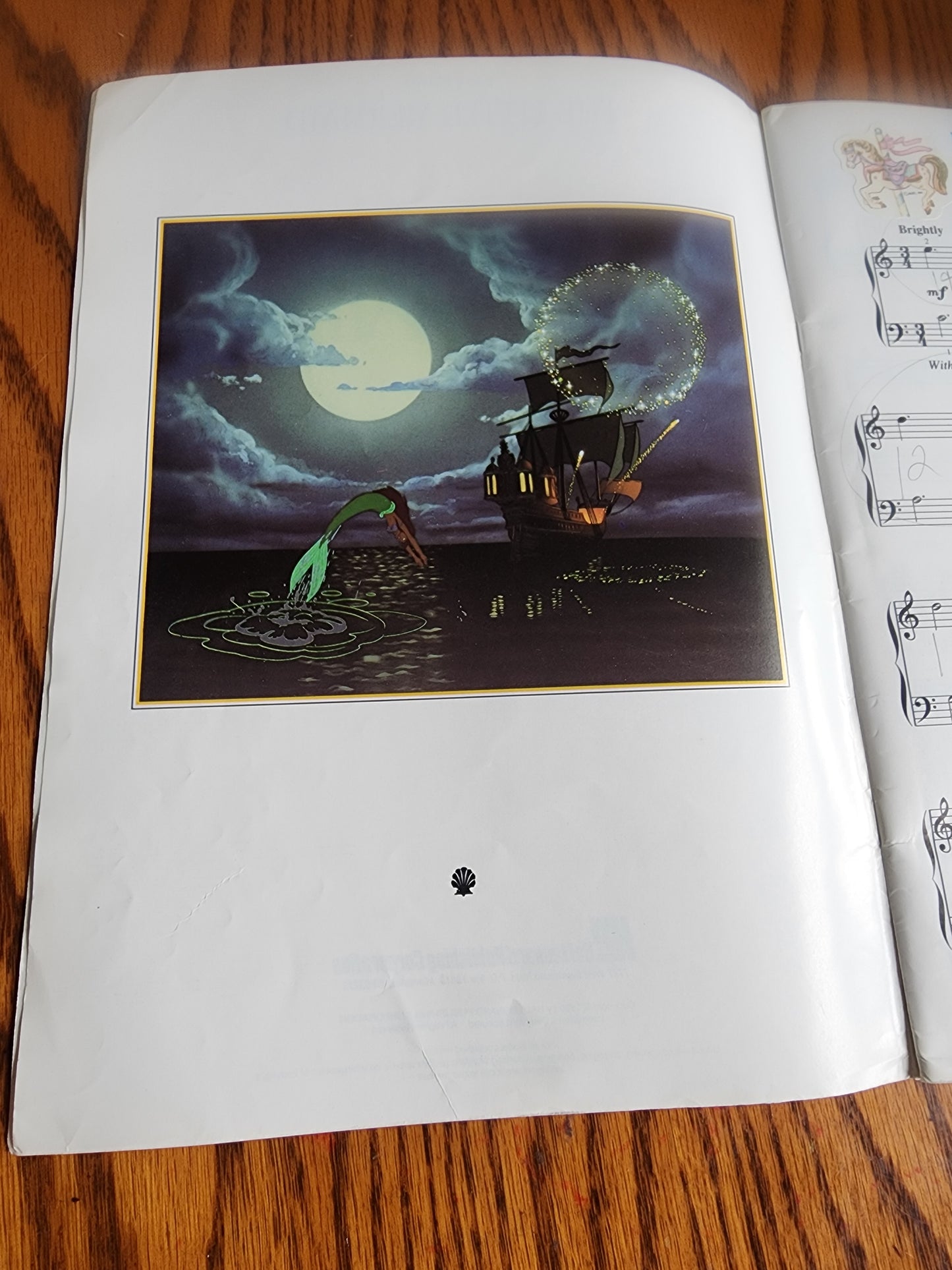 The Little Mermaid Piano Vocal Guitar Songbook | Disney Matching Folio softcover