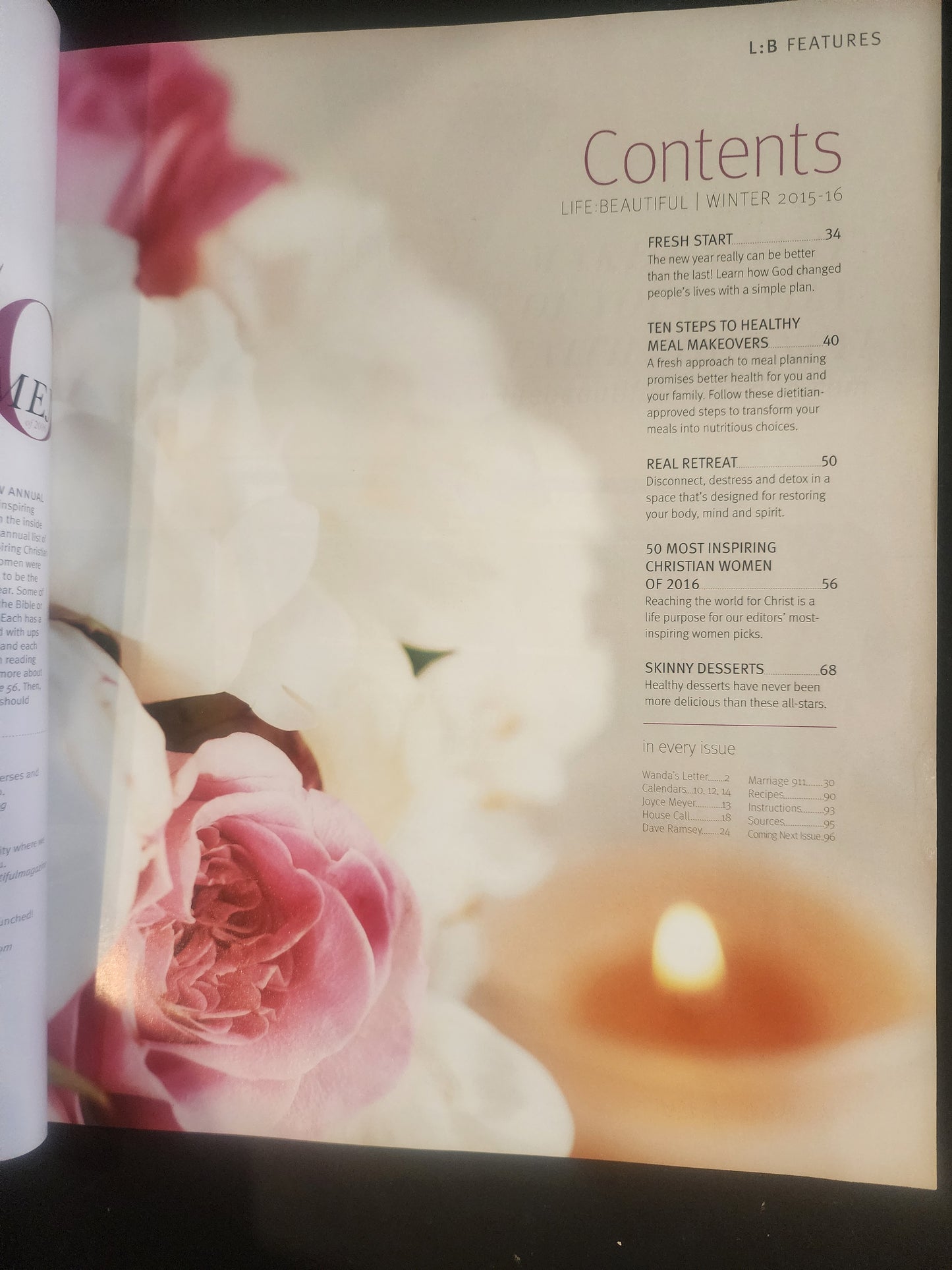 Life Beautiful Winter 2015-16  50 most inspiring Christian Women of 2016
