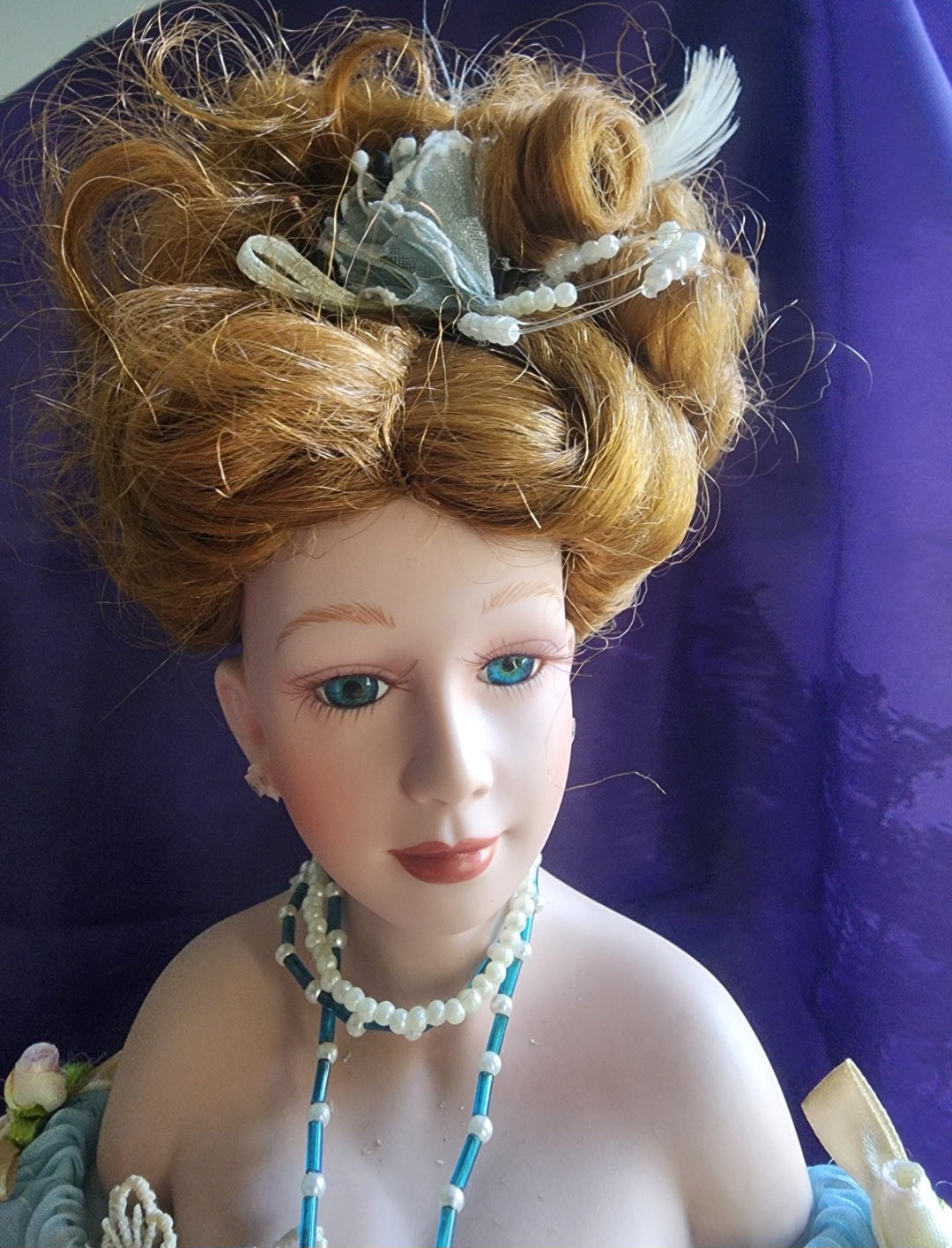 Vintage Porcelain Doll Collectible Memories Gwendolyn Handcrafted Royal Court