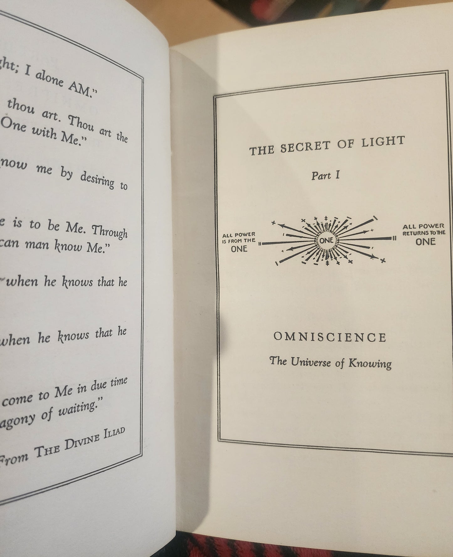 Secret of Light by Walter Russell. (1947) Limited Autographed Deluxe Edition.
