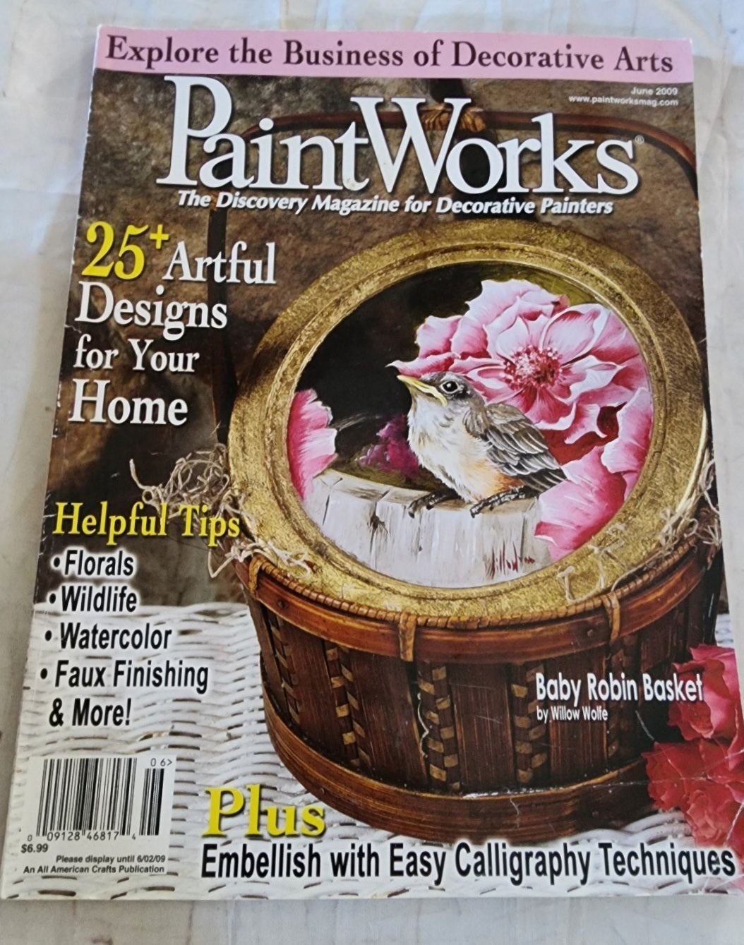 PaintWorks 25+ Artful designs for your home.  Fairies, birds flowers