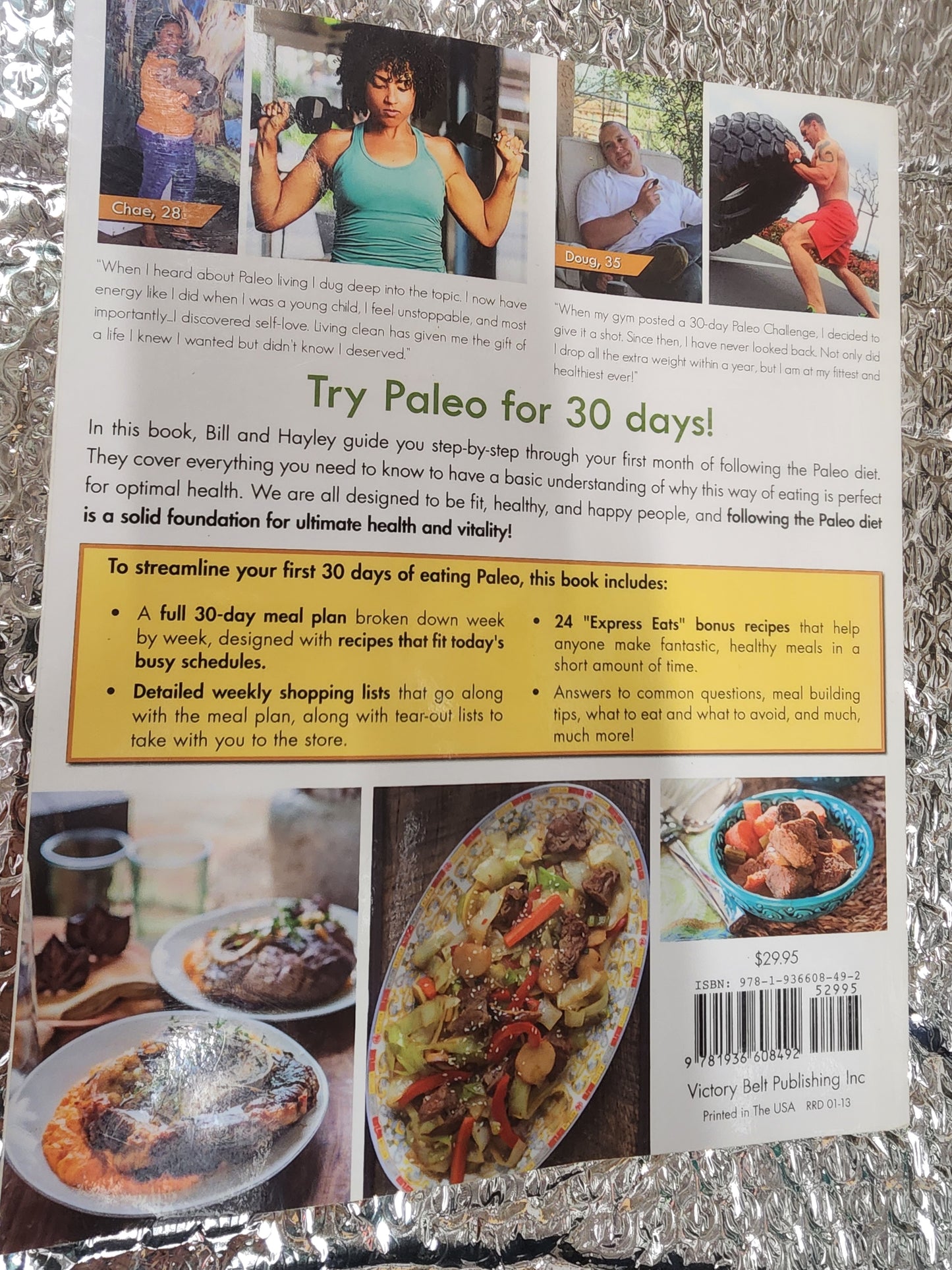 The 30 Day Guide to Paleo Cooking: Entire Month of Paleo Meals by Bill Staley, Hayley Mason.