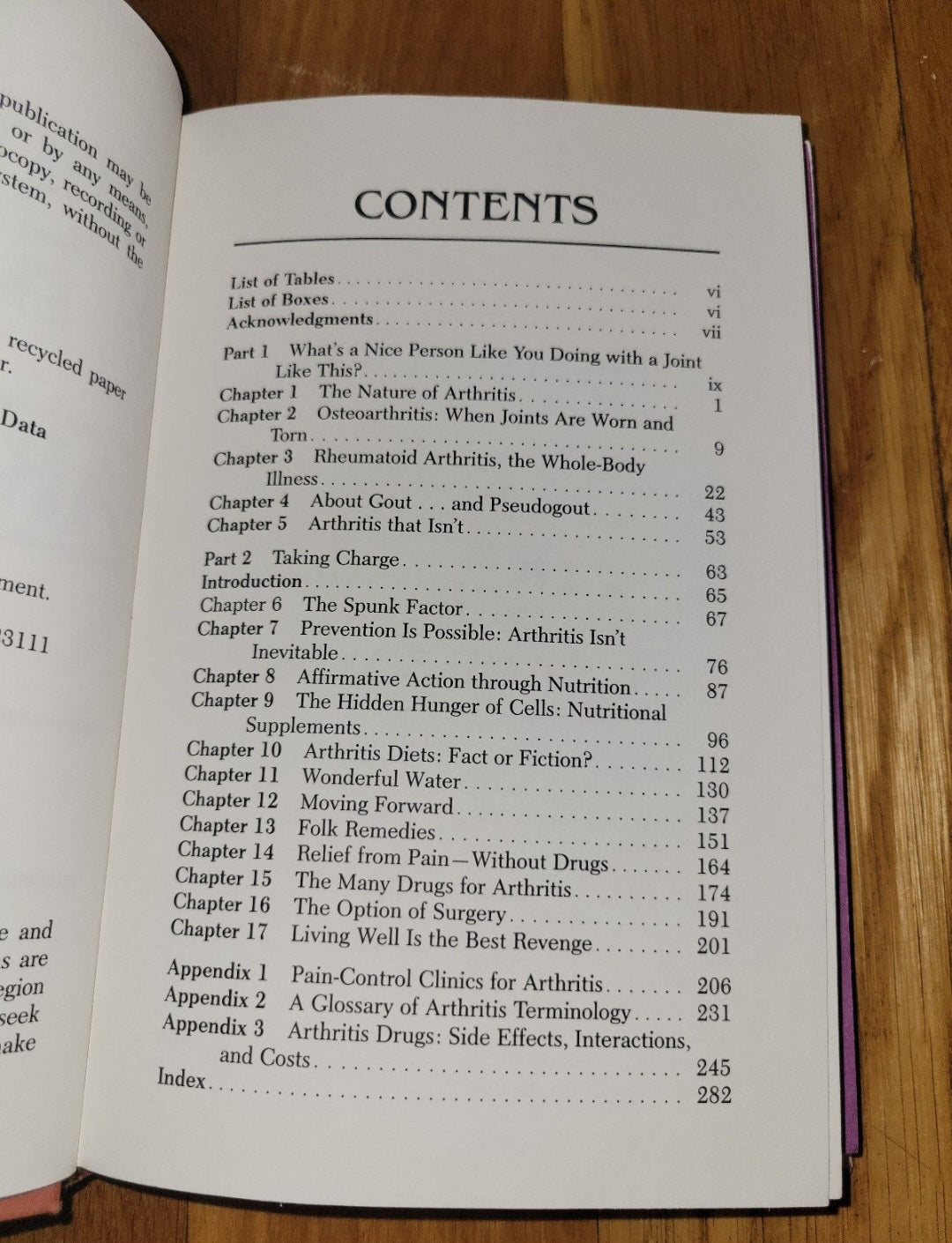 Natural Relief for Arthritis HB book by Carol Keough