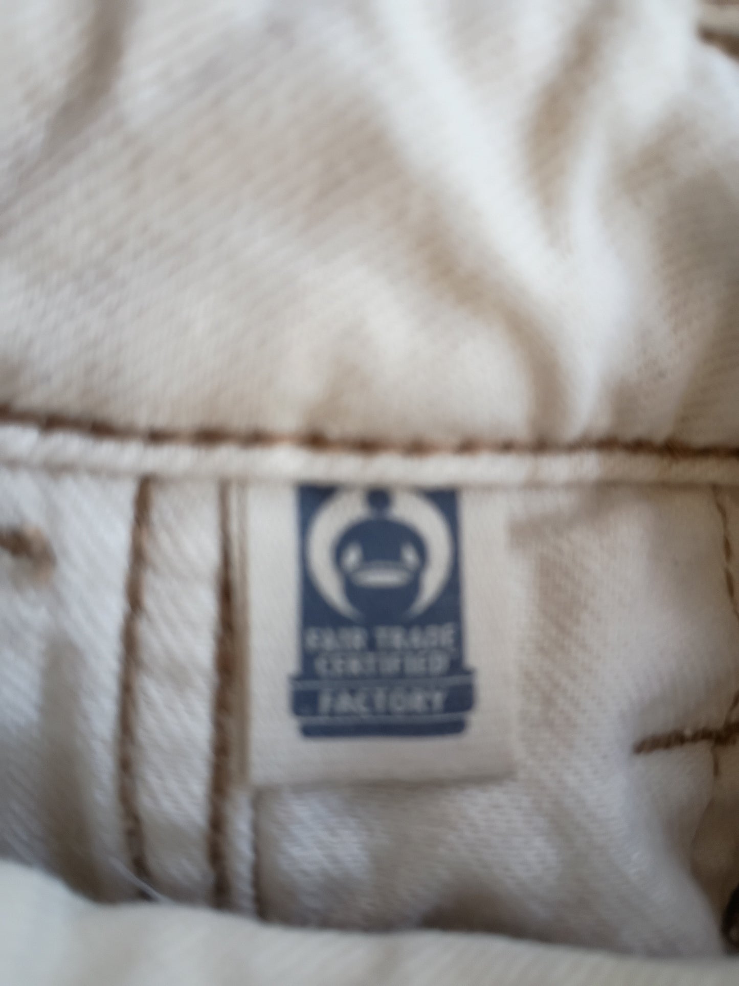 Wild Fable Cream high rise cargo jeans wide legs