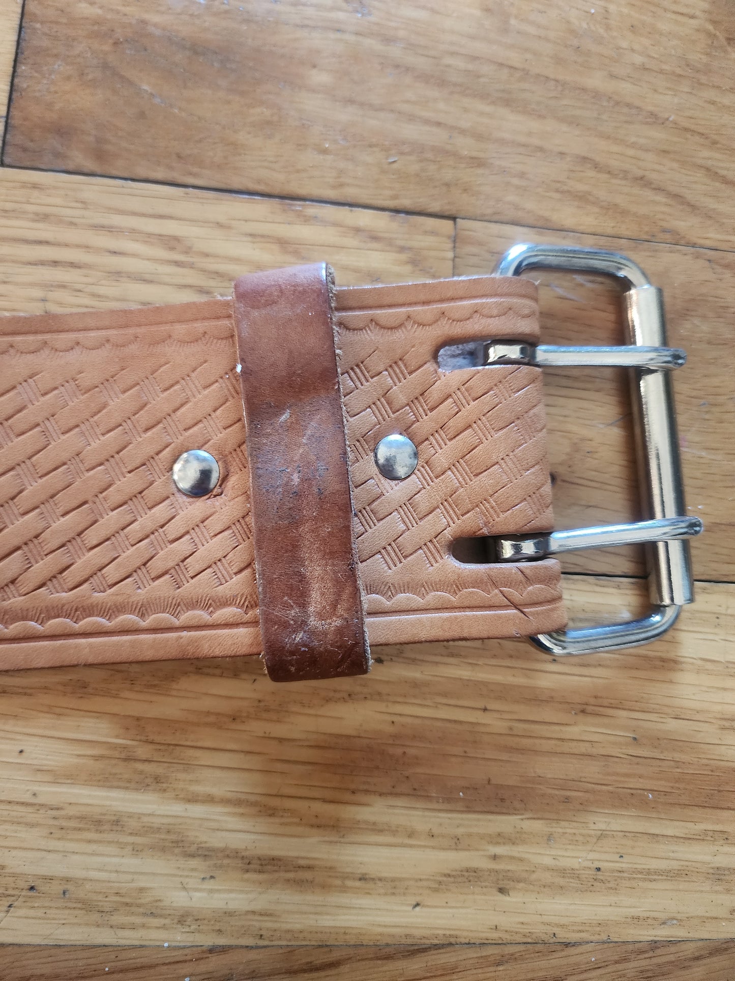 Buckingham Buck Workman 961-00 Leather Lineman Tool Belt | 3" Wide | 33"-43"