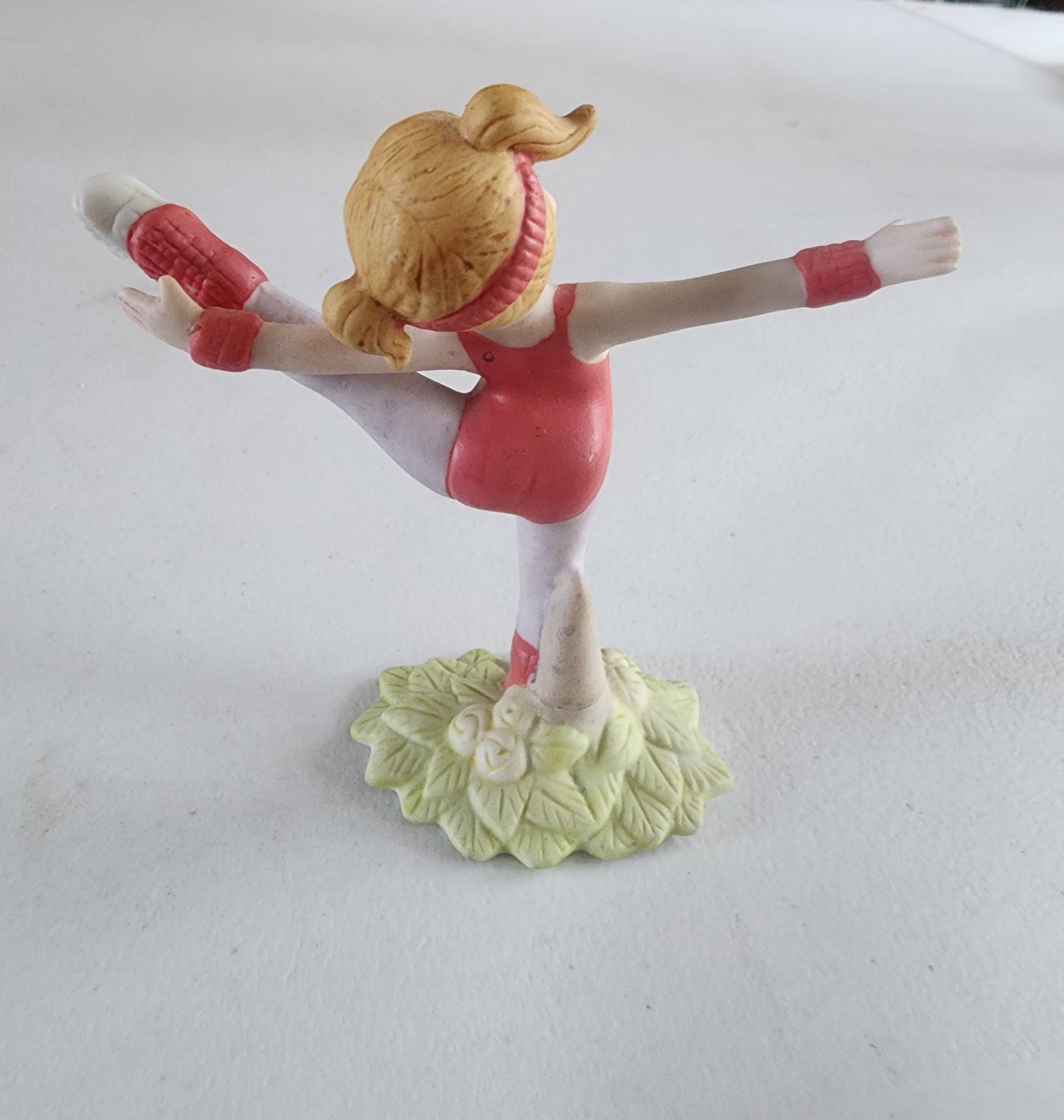 70s Vintage George Good Taiwan Porcelain Gymnastics Girl Figurine Gymnast