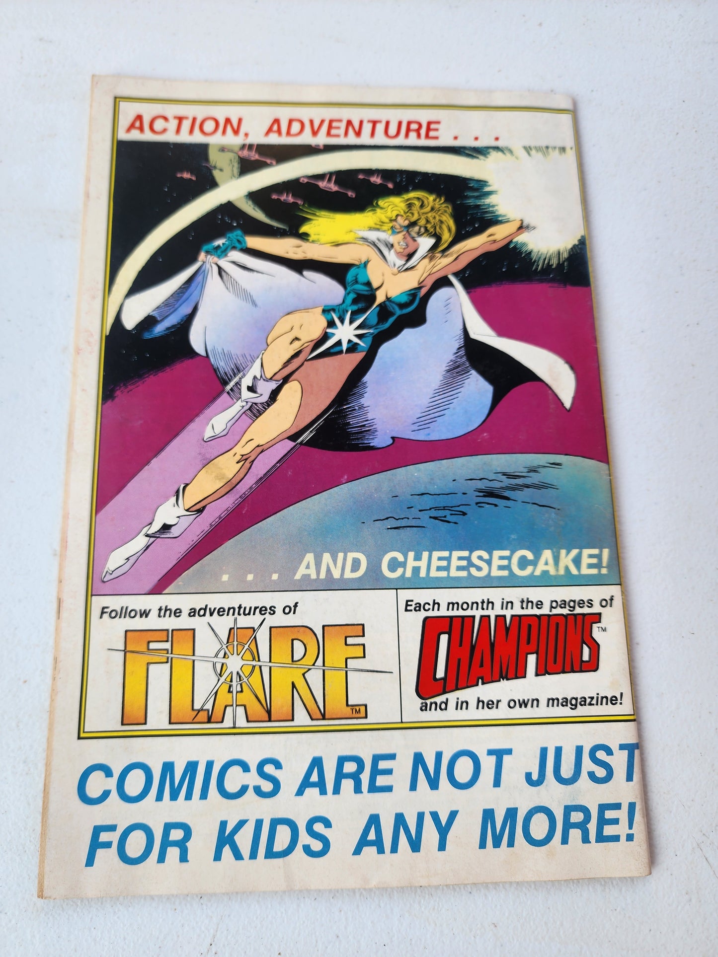 Flare #2 published by Hero Comics in 1988! A fantastic Copper Age indie superhero