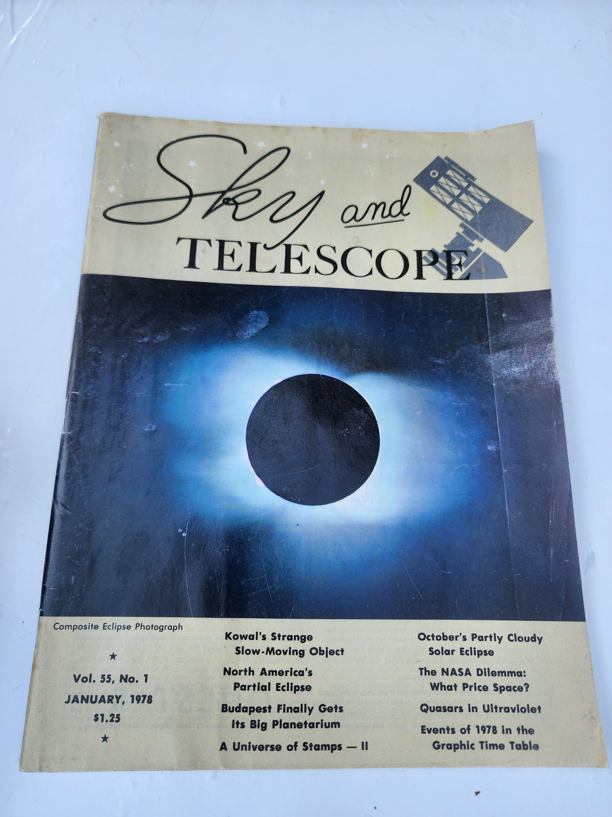 Sky and Telescope  January 1978 Vol. 55, #1