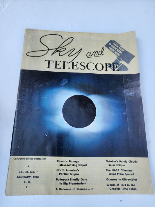 Sky and Telescope  January 1978 Vol. 55, #1