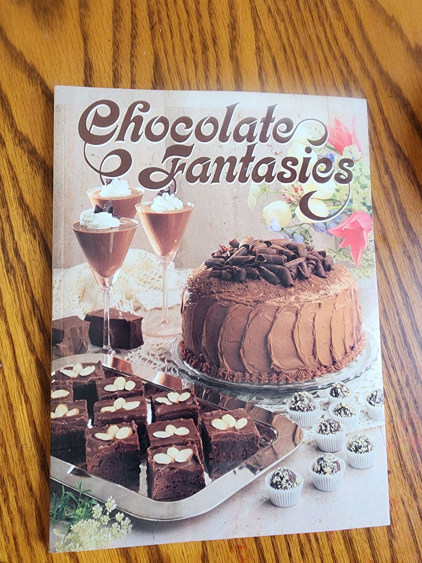 Vintage 2000 Chocolate Fantasies Cookbook Recipes DessertIs Softcover Book
