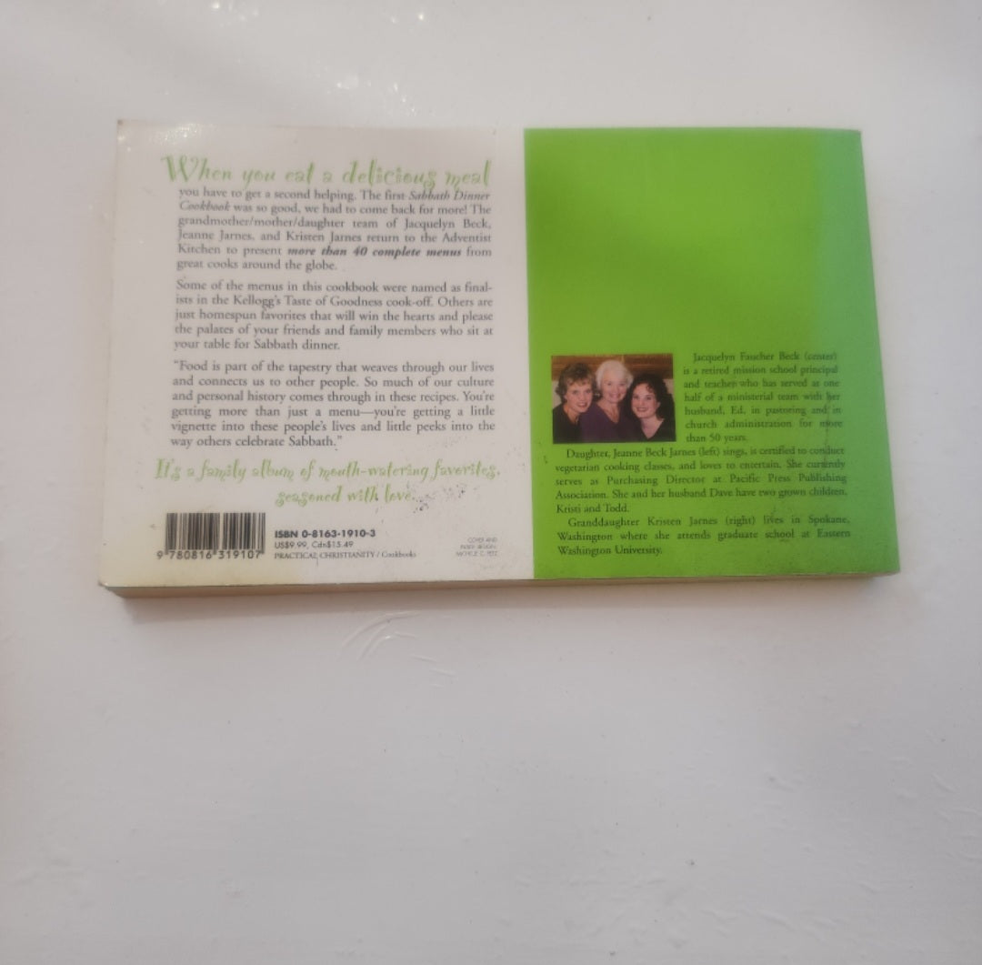 2 Cookbooks The Joys of Jewish Cooking & Sabbath Dinner Cookbook 2