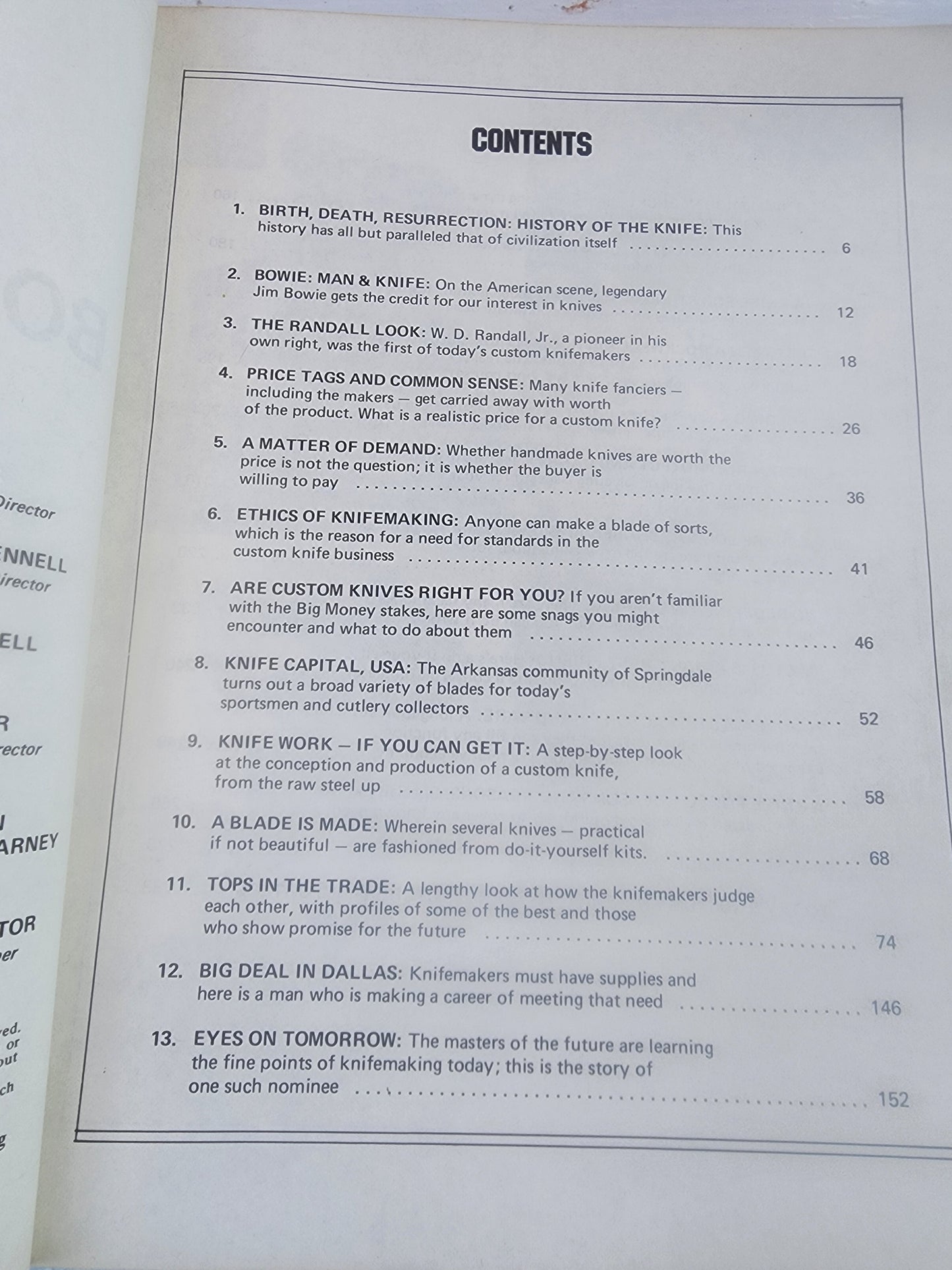 THE GUN DIGEST BOOK OF KNIVES by Bill Hughes & Jack Lewis 1973 Large Softcover