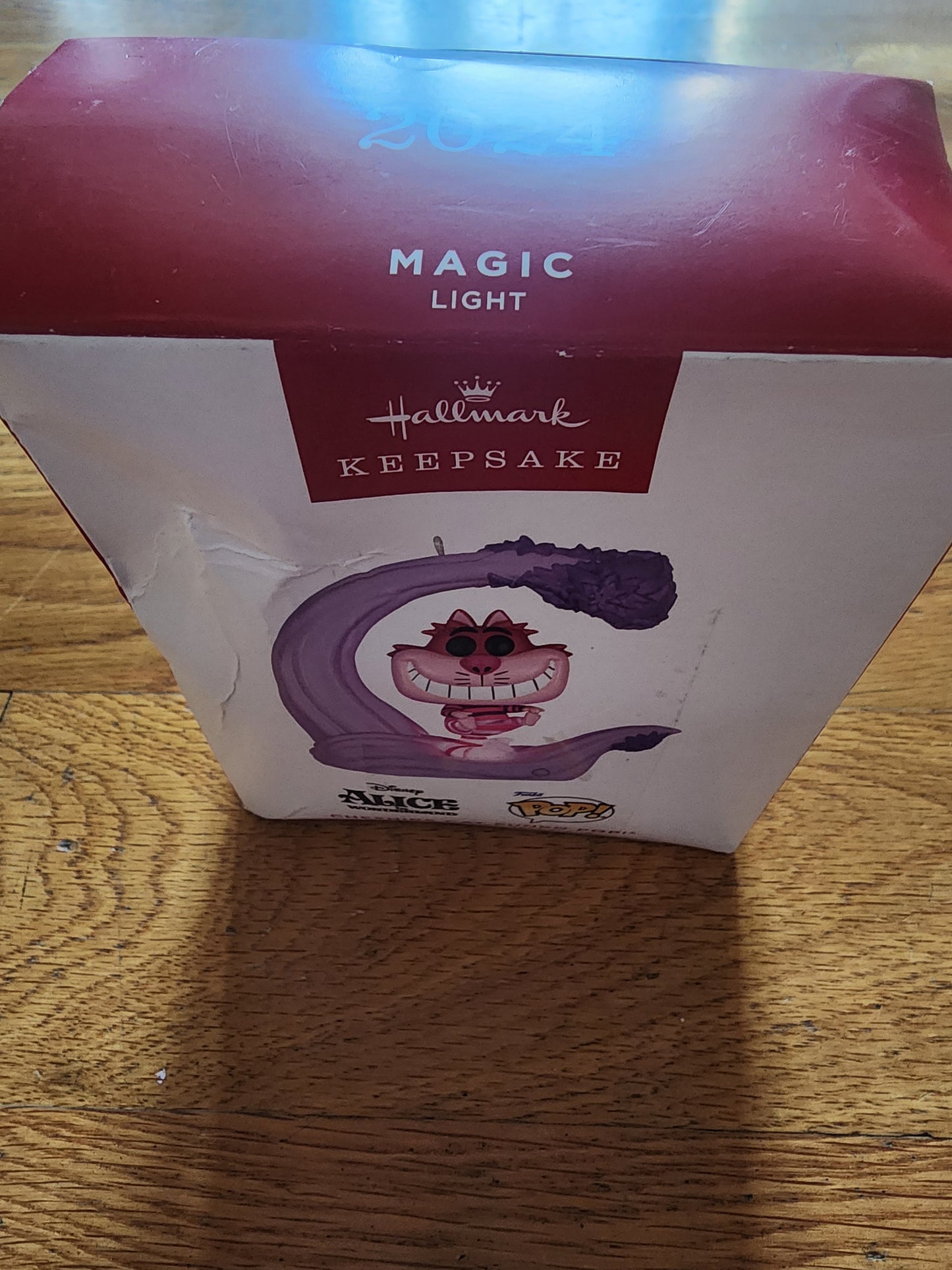 Hallmark Keepsake Christmas Ornament 2024 Disney Alice  Wonderland Cheshire Cat