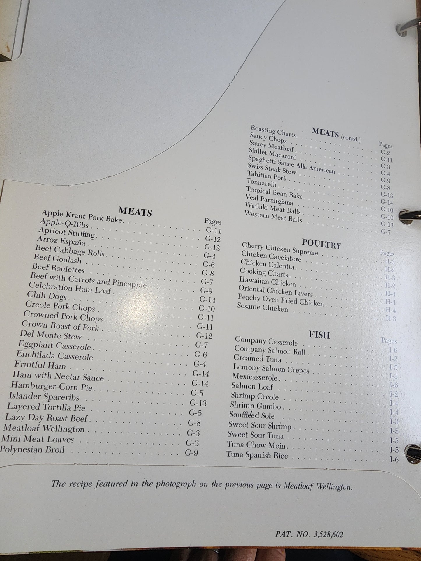 Good Vintage Del Monte Cookbook First Printing May 1972.  Spiral Bound.