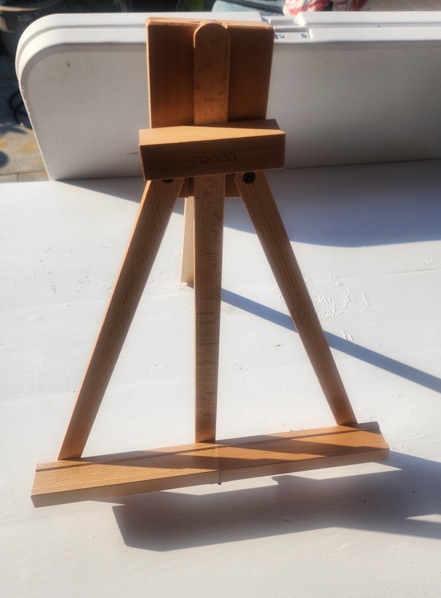 Conda 31.50" A Frame Art Easle Adjustable Beechwood Tripod