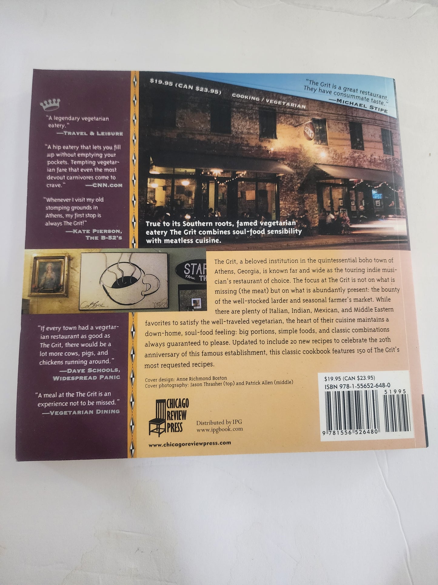 The Grit Vegetarian Cookbook: World-Wise, Down-Home Recipes softcover book
