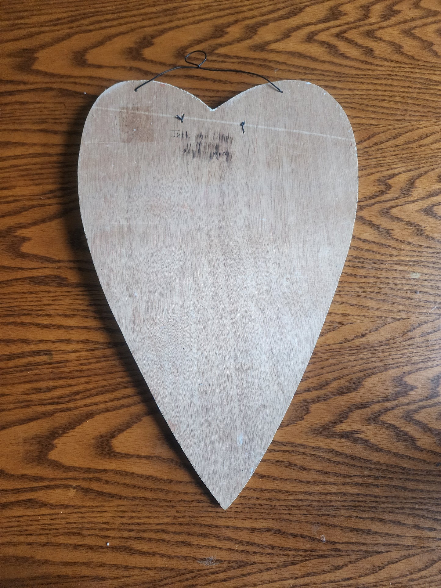 Wooden Heart Sign Grandparents Home Always Open