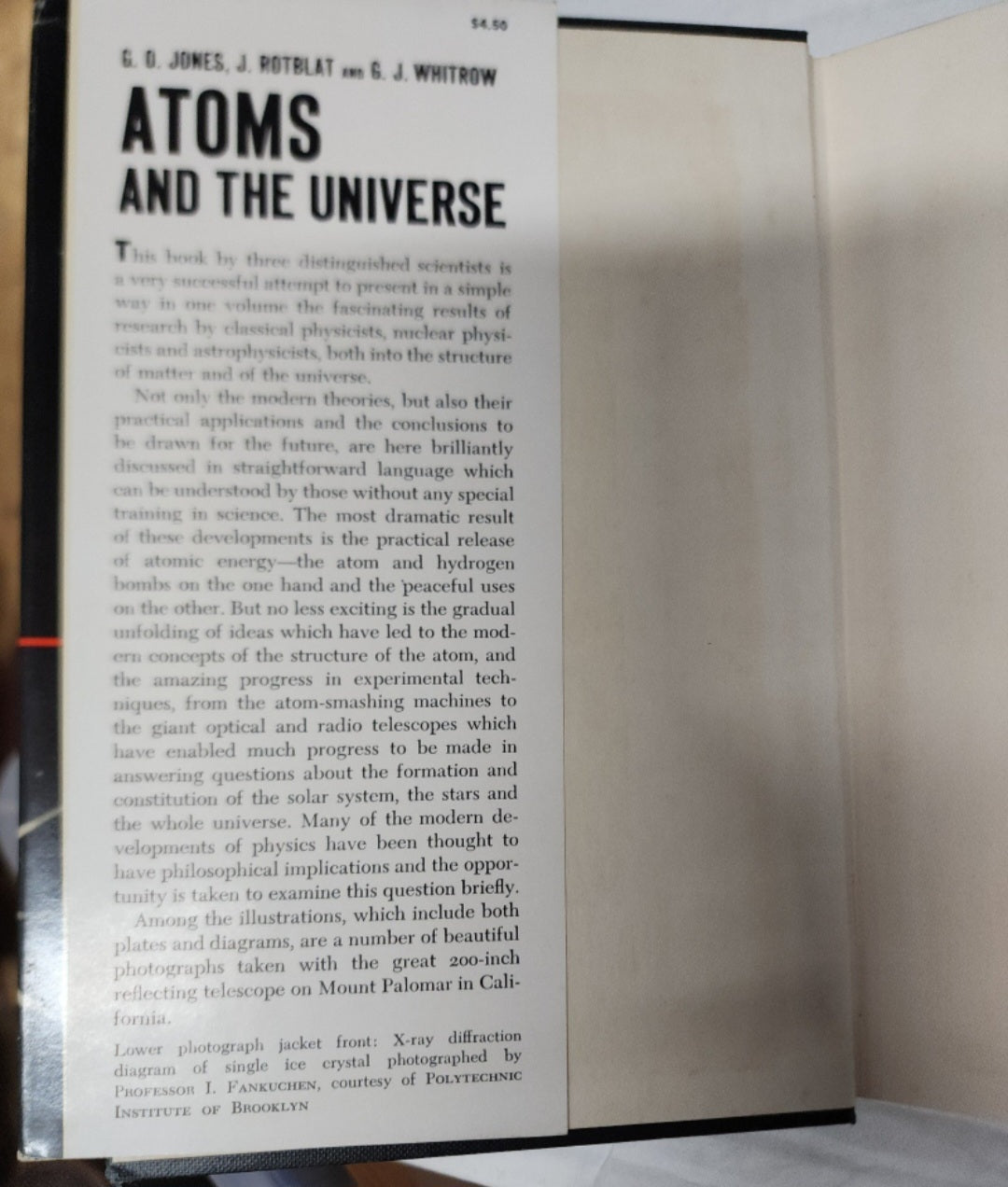 2 Science Books Atoms of the Universe & Cult of the Atom HB Books