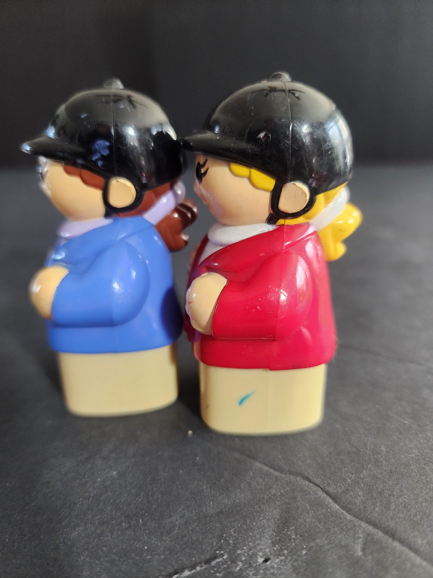 Vintage Mega Blocks jockey  girls or equestrian style. Set of 2