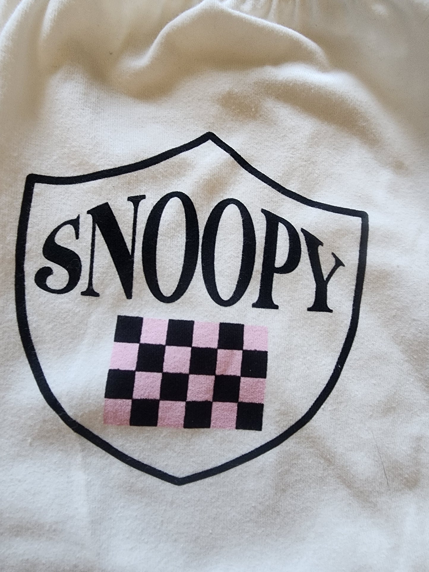 New Snoopy Peanuts off white shorts XXS 0