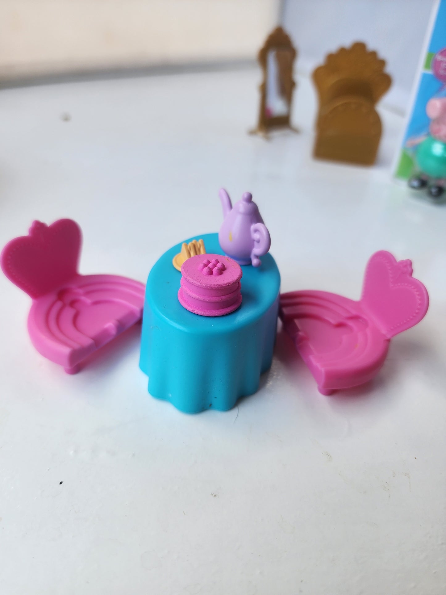 Peppa Pig Princess Castle Replacement Furniture Accessories Lot 6 pc set