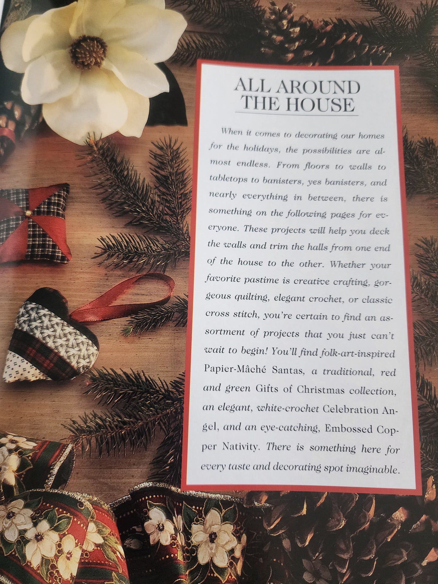 Christmas Handcrafts by Leisure Arts Staff 1994, Hardcover Book