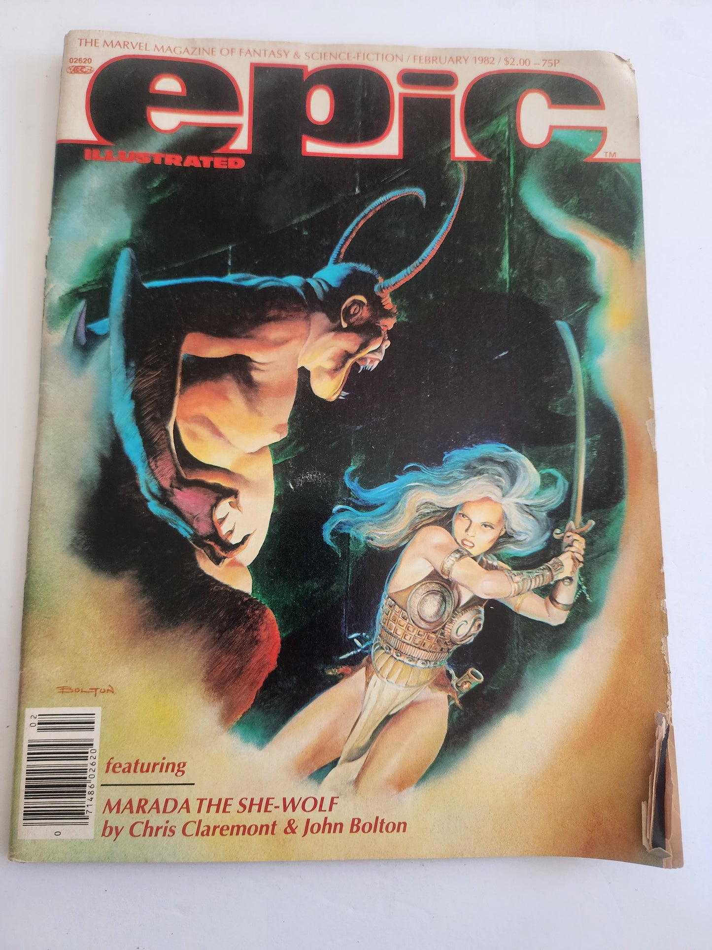 Marvel Epic Illustrated 1982 She-wolf