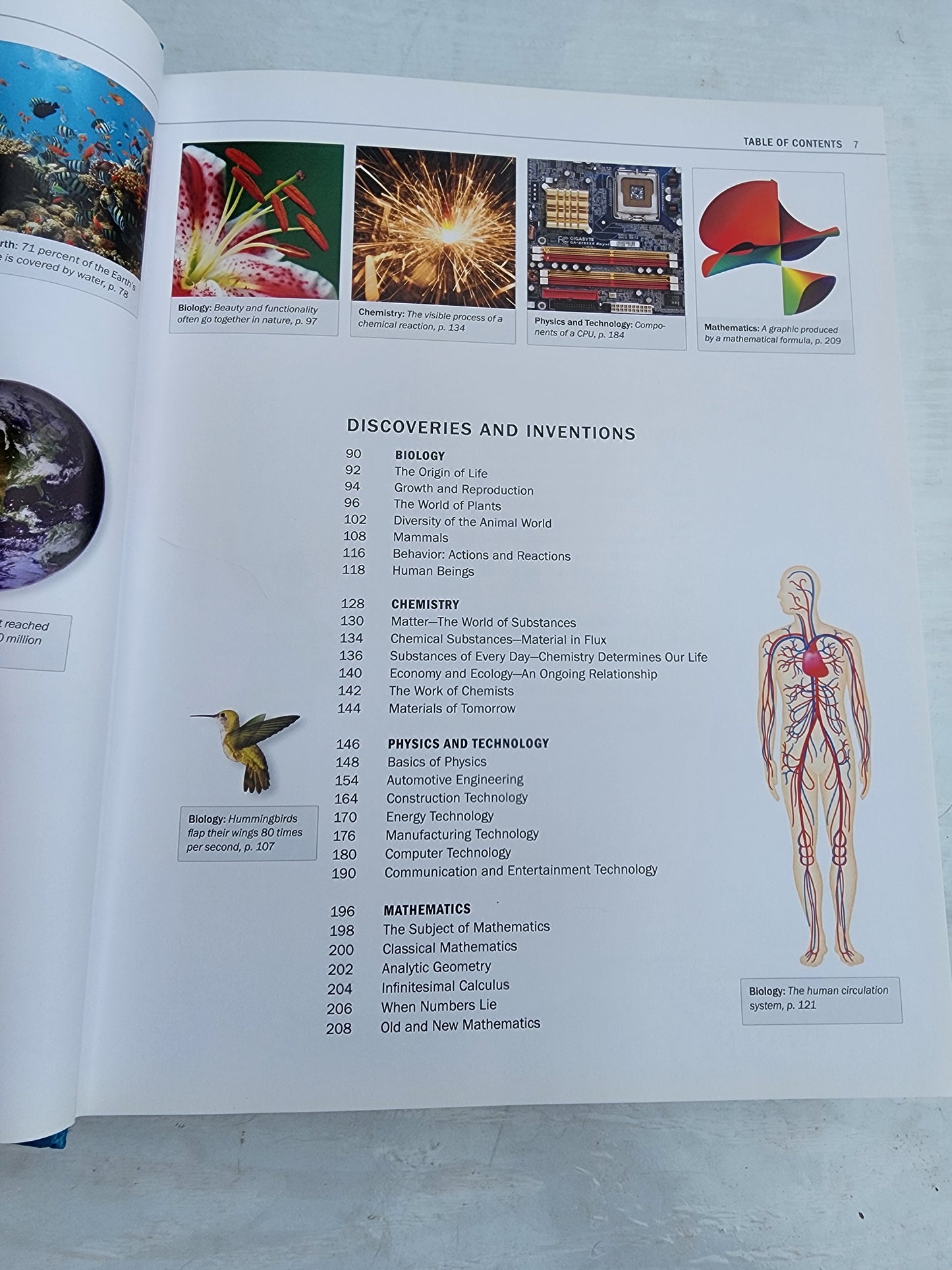 The Knowledge Book (National Geographic Society, 2007) Big textbook