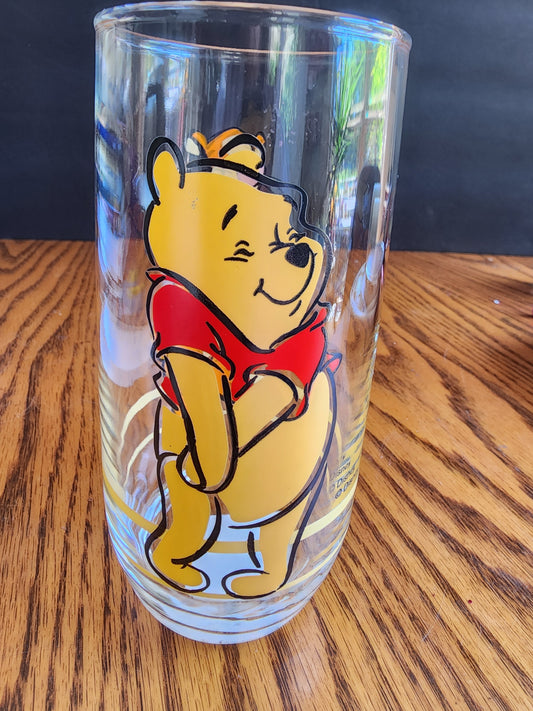 Vintage Disney Winnie the Pooh & Tigger Juice Glass