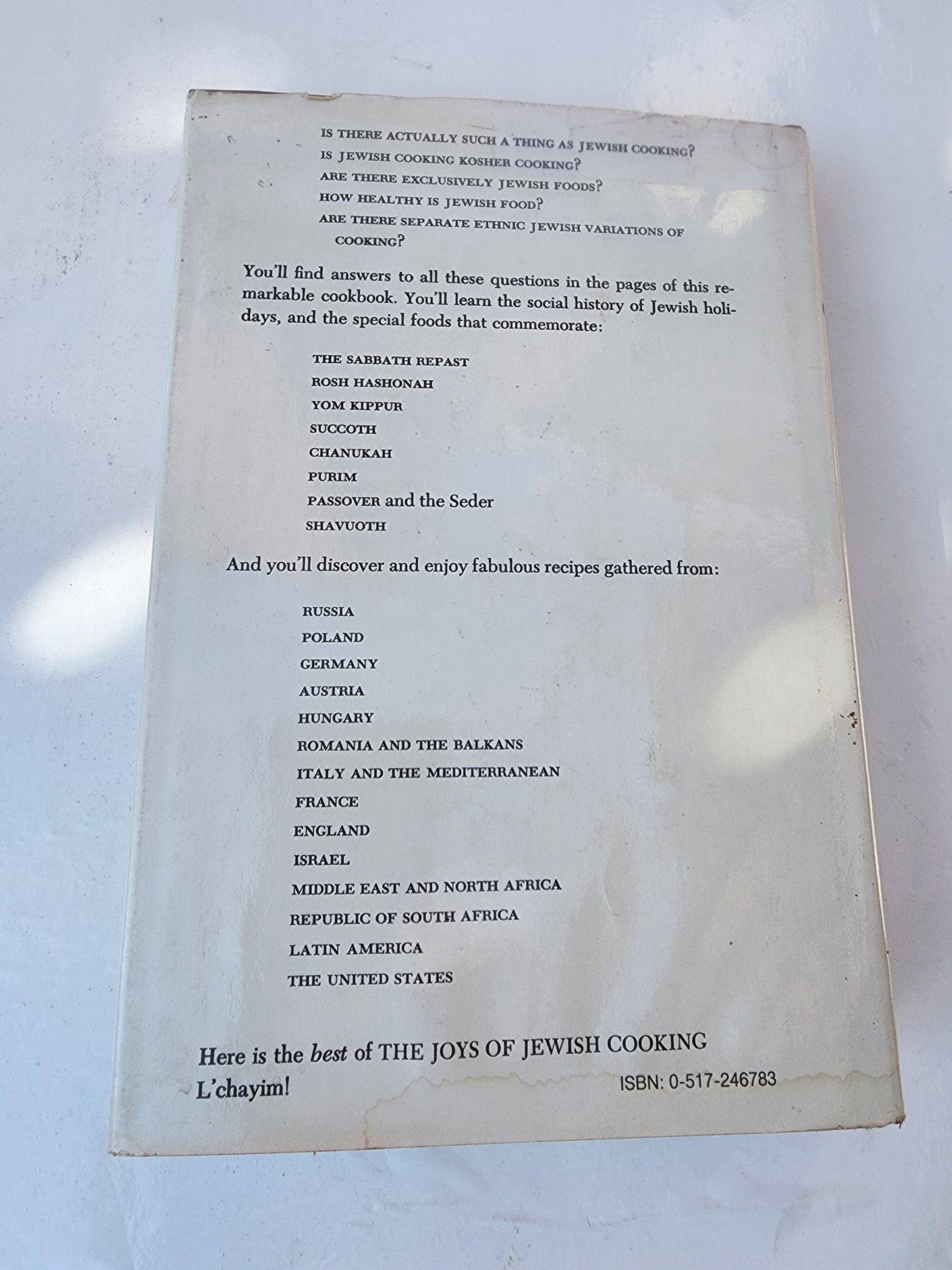 2 Cookbooks The Joys of Jewish Cooking & Sabbath Dinner Cookbook 2