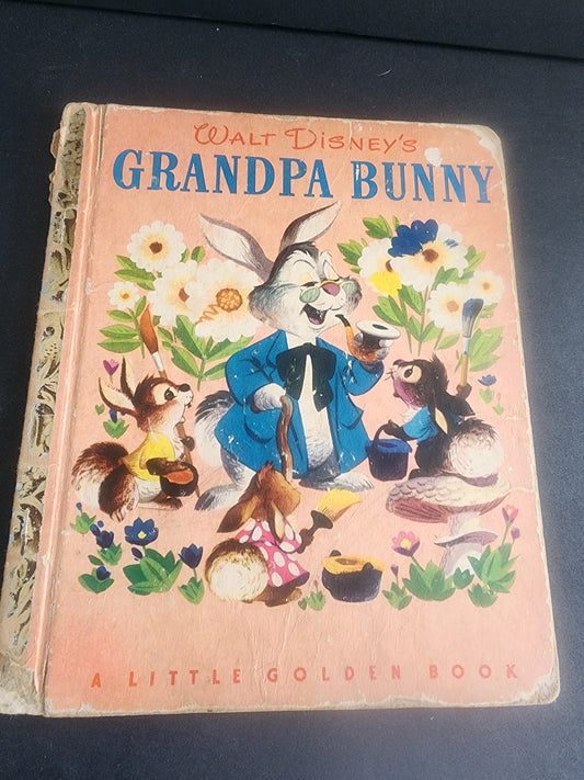 Little Golden Book Grandpa Bunny First Edition A 1951