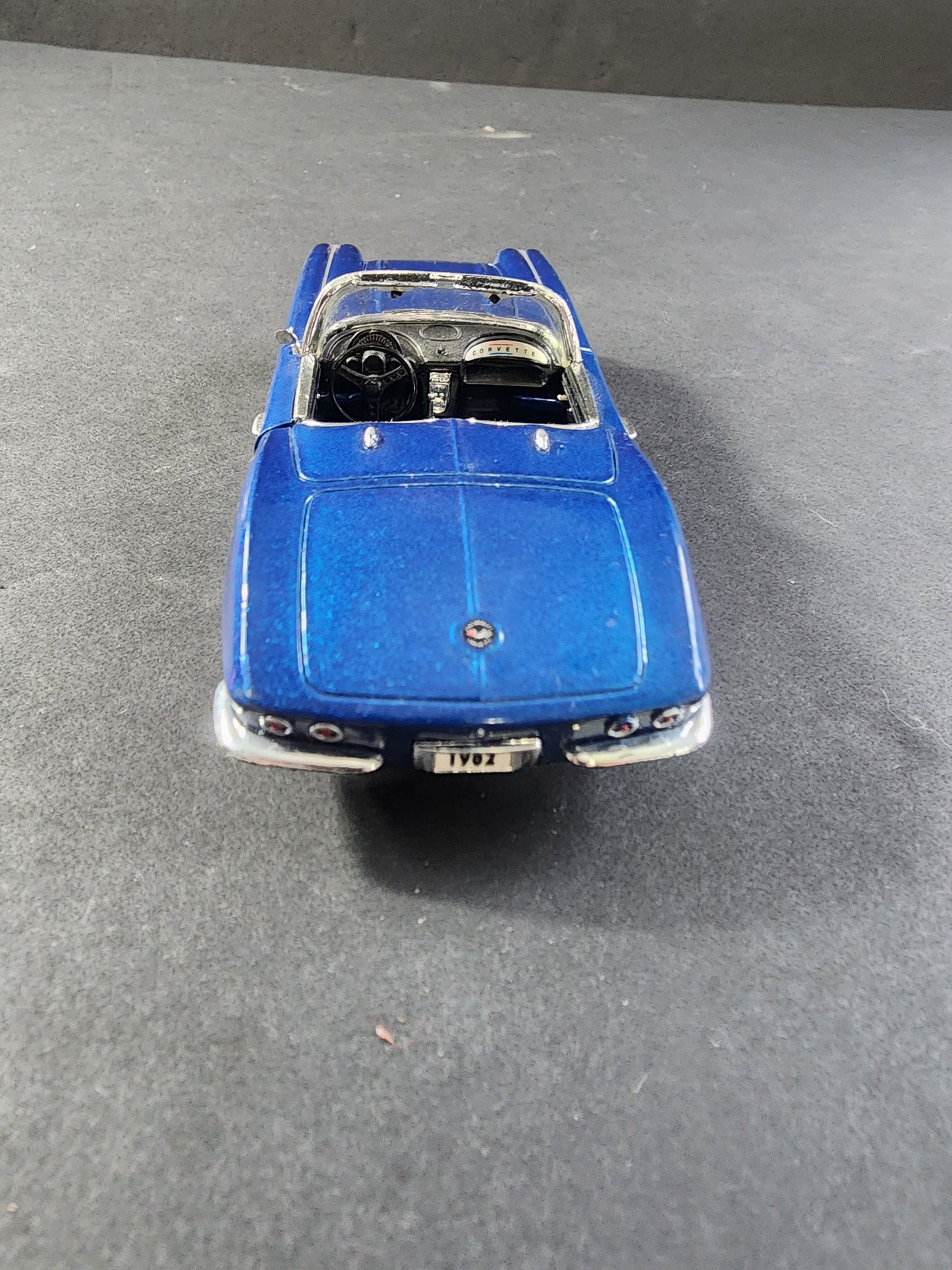 CHEVROLET CORVETTE 1962 CONVERTIBLE BLUE SS5750 1:32 Scale model car, friction action
