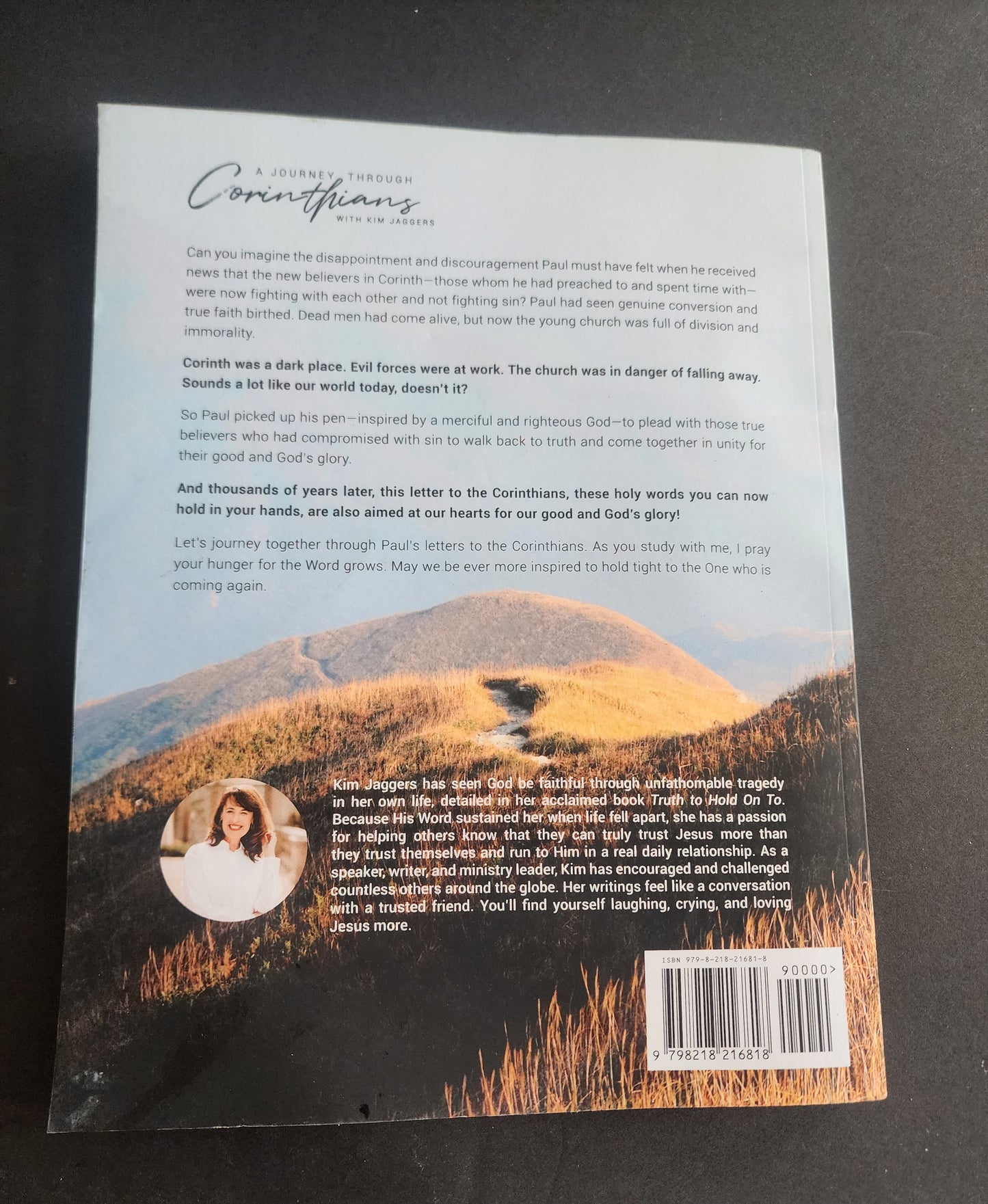 A Journey Through Corinthians with Kim Jaggers softcover book Bible study guide