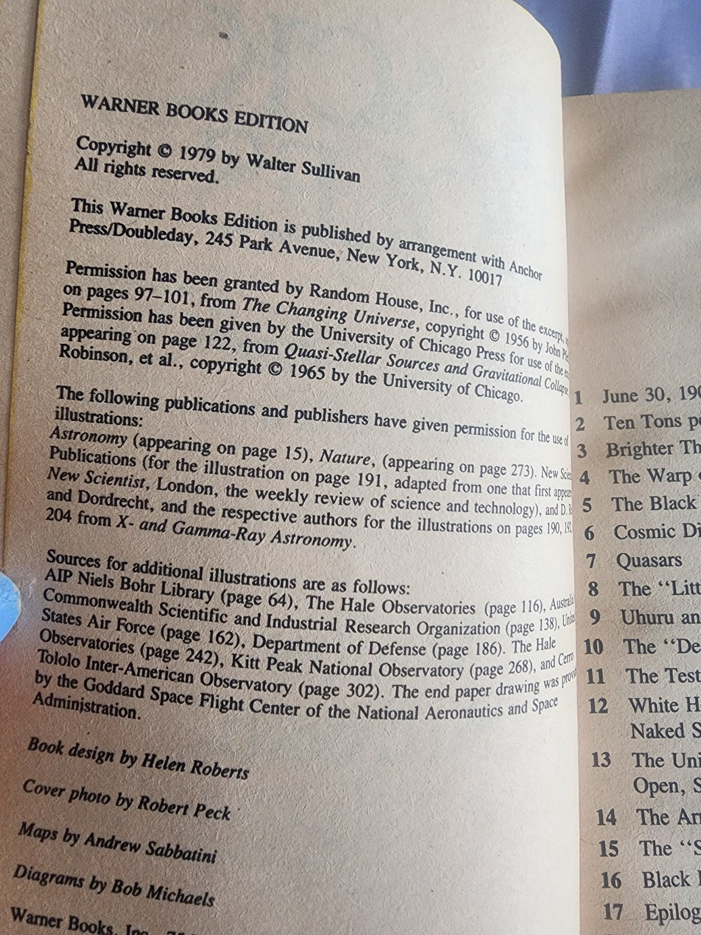 Black Holes, the Edge of Space, the End of Time
Book by Walter Sullivan