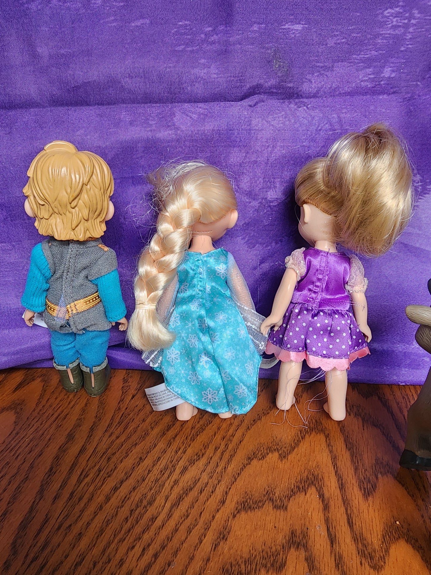 Disney Frozen & Tangled Deluxe Petite Doll Set - Elsa, Kristoff, Sven, Rapunzel
