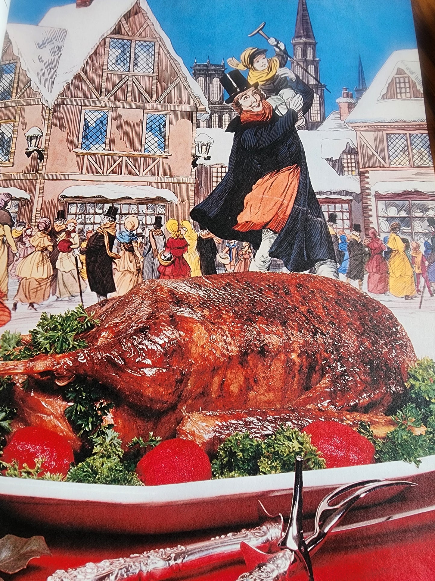 1975 Ideals Christmas & Holiday Vintage Cookbook  HC/DJ