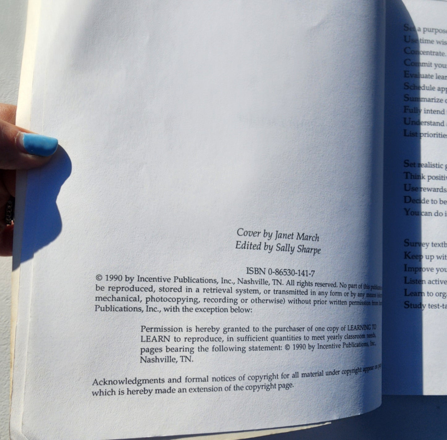Learning to Learn : Strengthening Study Skills and Brain Power by Gloria Frender