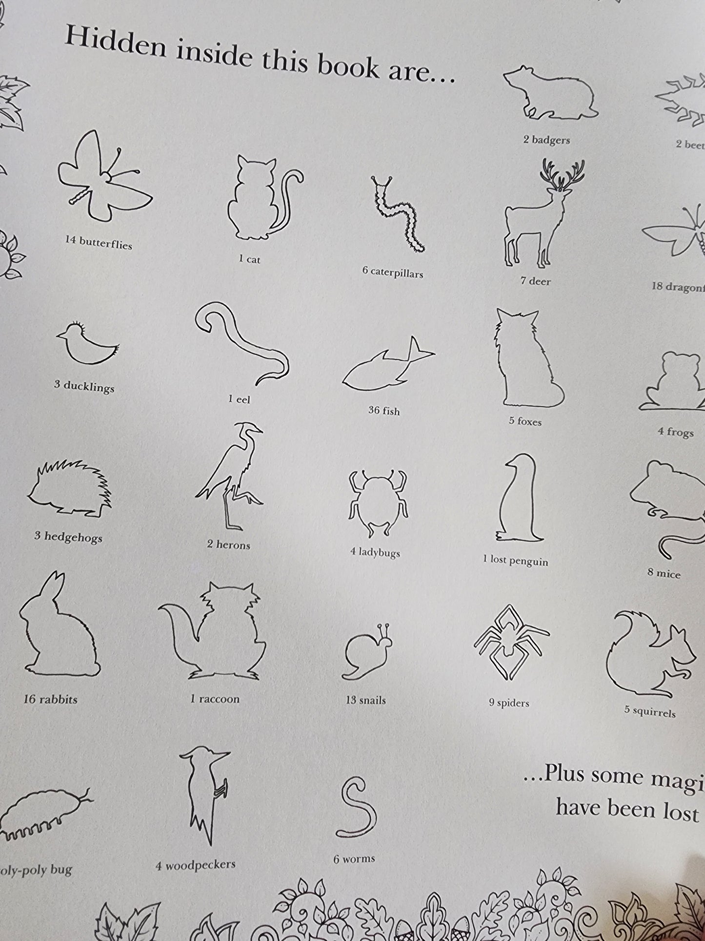 The Enchanted Forest an Inky Quest & Coloring
Book by Johanna Basford