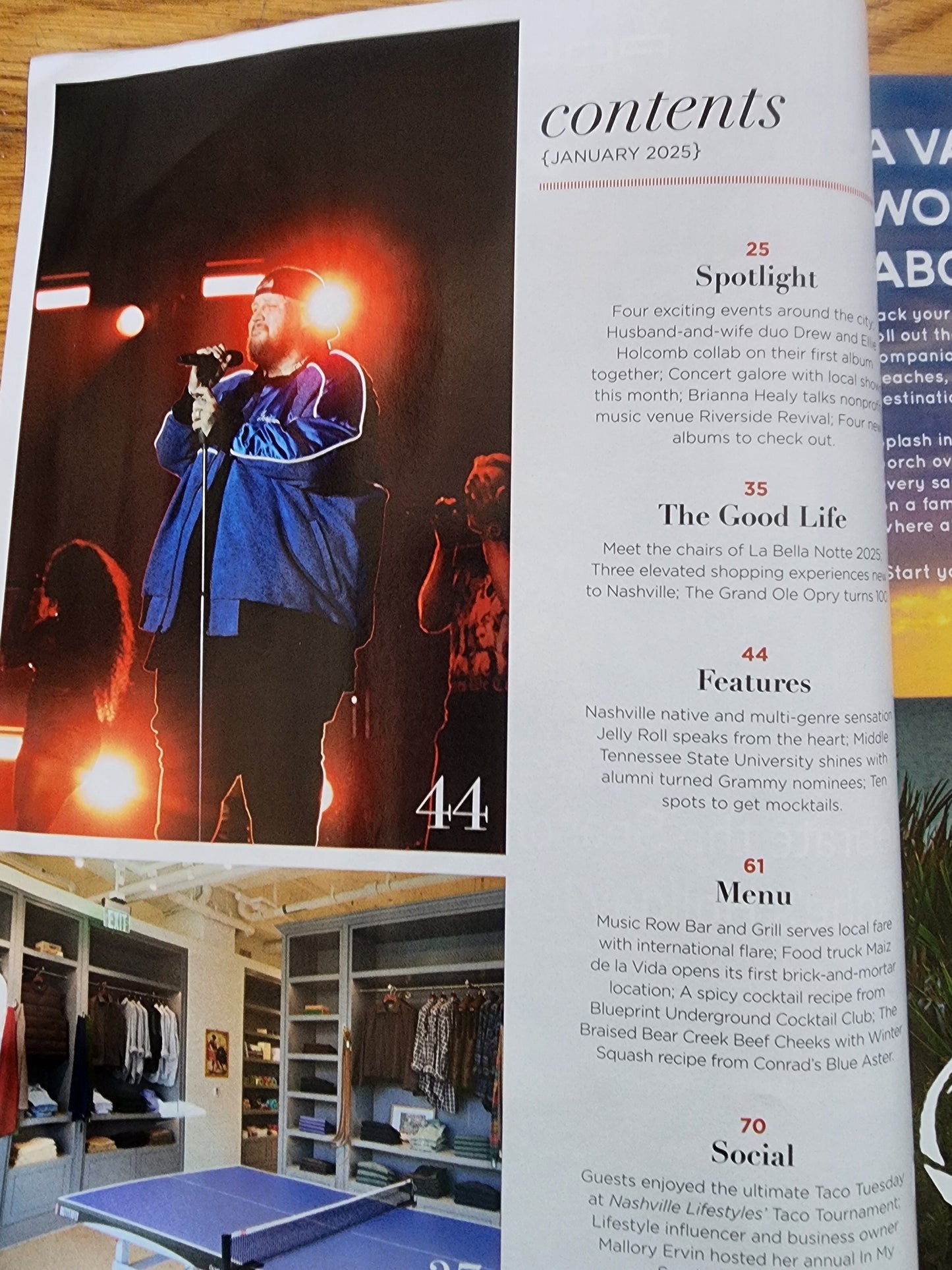 Nashville Lifestyles January 2025 issue featuring Jelly Roll