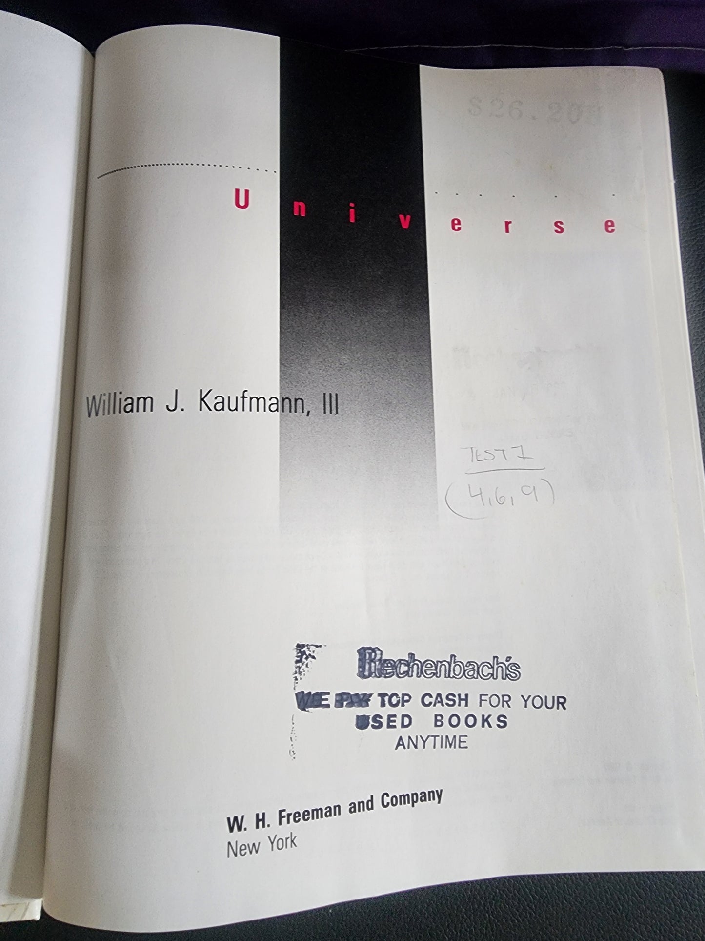 Discovering the Universe Astronomy Hardcover Textbook