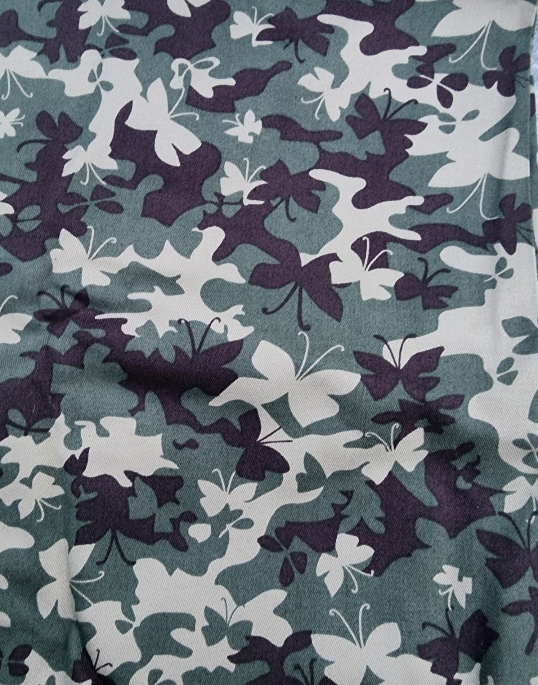 Fabric Butterfly Camouflage  1.61 yards