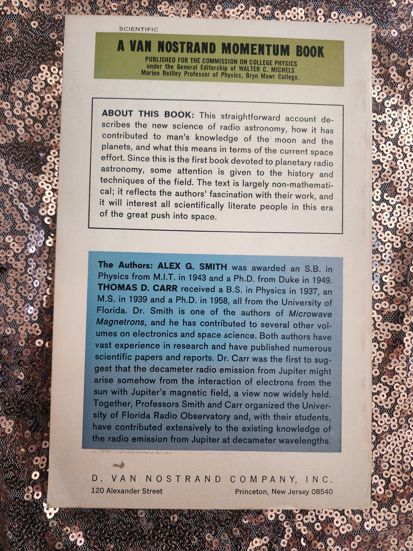 Radio Exploration of the Planetary System Smith & Carr 1964 1st Printing