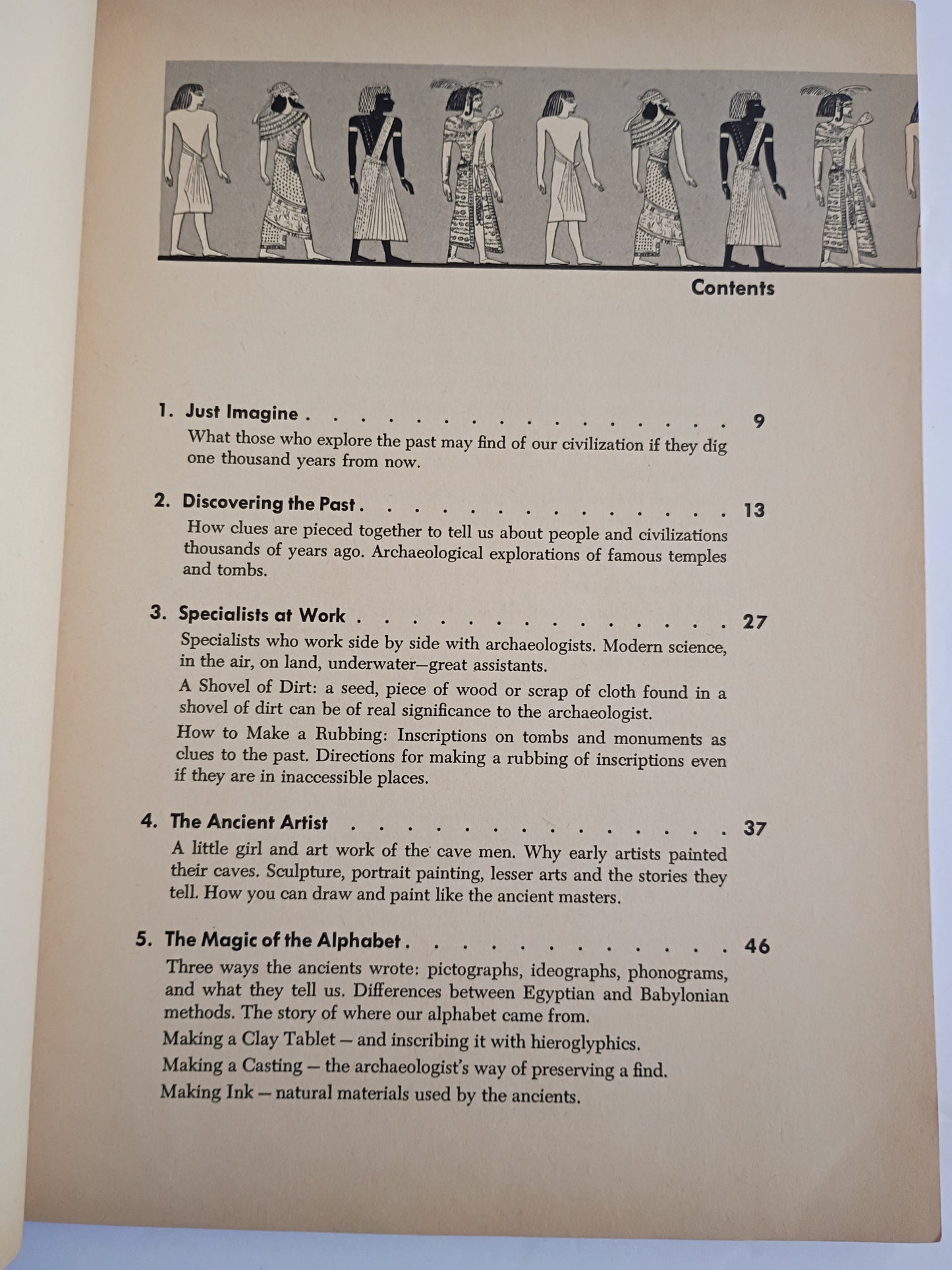 Secrets of the Past: The Fascinating World of Archaeology Golden Book 1965