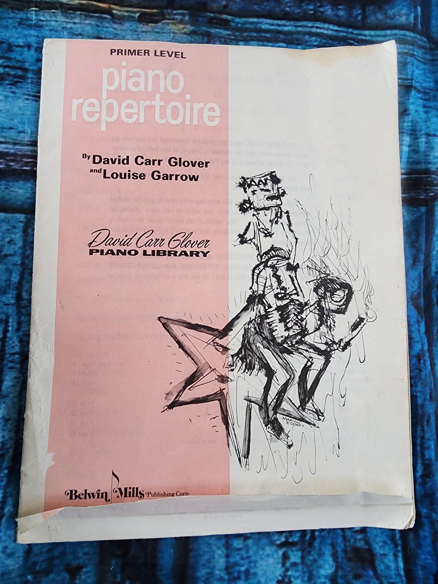 Piano Repertoire David Carr Glover Belwin Sheet Music Book Primer Level  1967