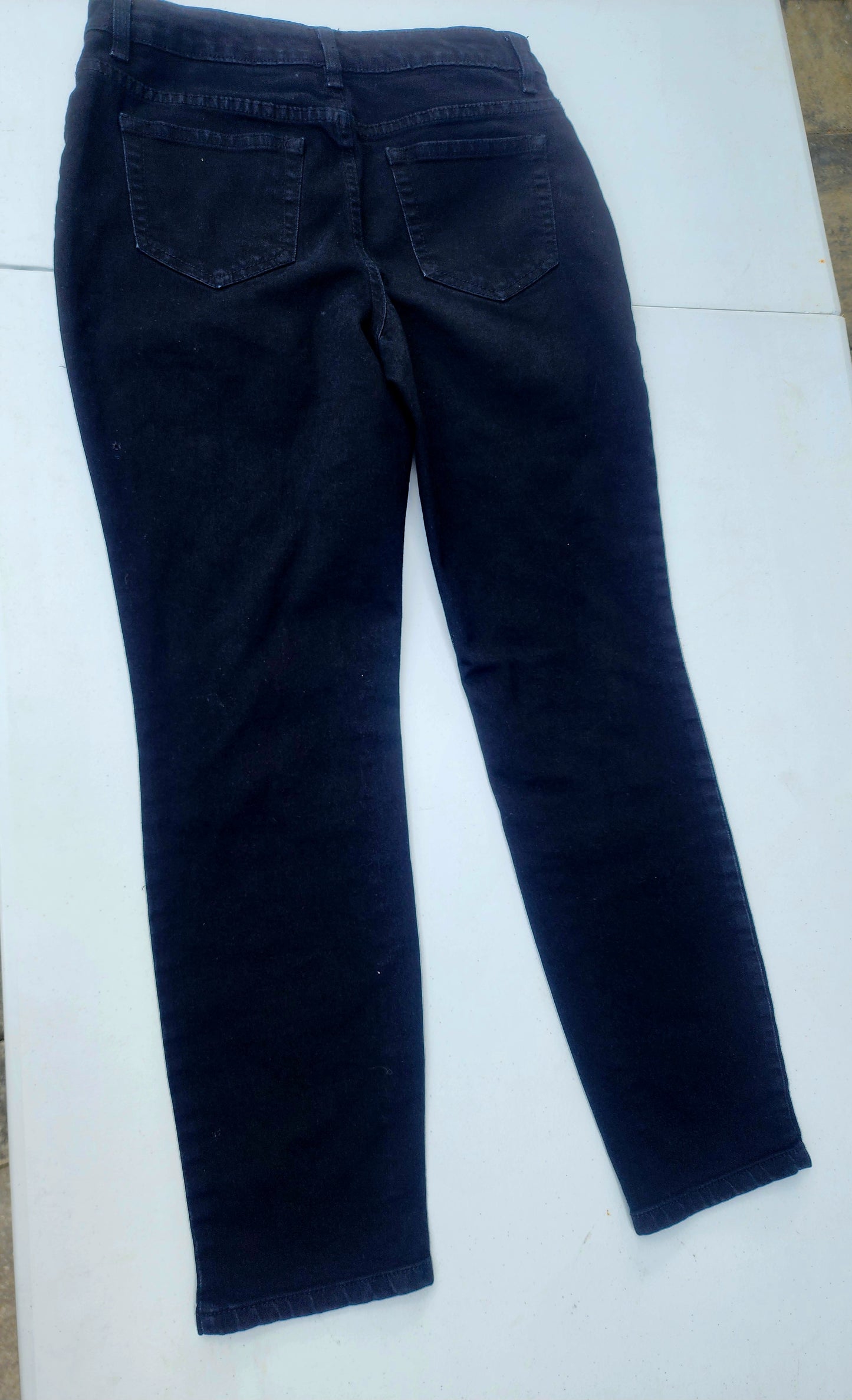 Women's Black Jeans with embellished studs on front by Boston Proper size 8.