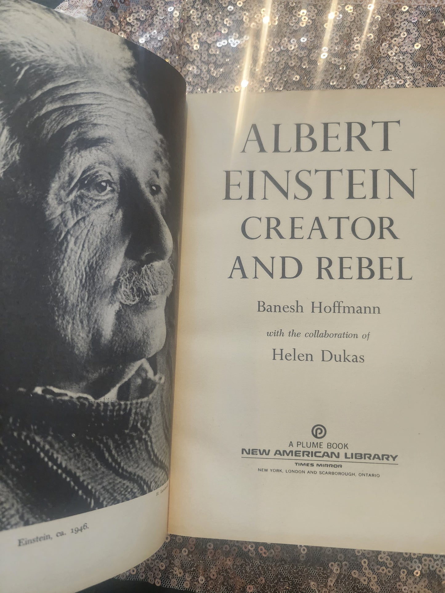 Albert Einstein: Creator & Rebel by Banesh Hoffman  Helen Dukas 1973 1st printing