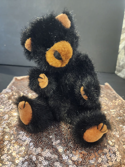 Ty Beanie Baby Ivan 8" Jointed Black Bear 1993 The Attic Treasures Collection